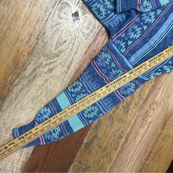 Vintage Ralph Lauren Chaps Geometric Sweater 100% Cotton Made in USA Men’s L - Picture 6 of 9